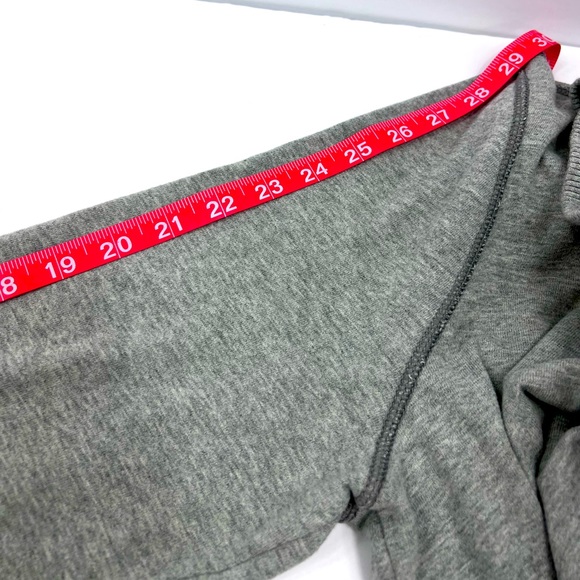 HOLLISTER V-NECK MEDIUM (M), GREY LONG- SLEEVES, 100%COTTON, SHIRT - Picture 13 of 16